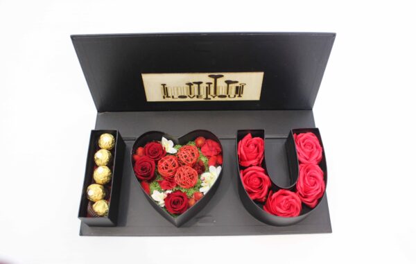 Caja de regalo "I LOVE YUO"